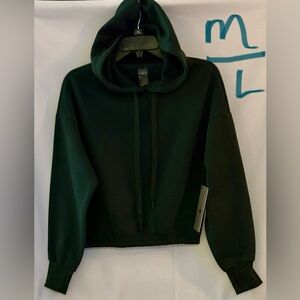 Stylish Dark Green Women's Hoodie